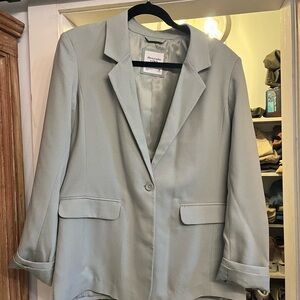 Abercrombie & Fitch Green Blazer